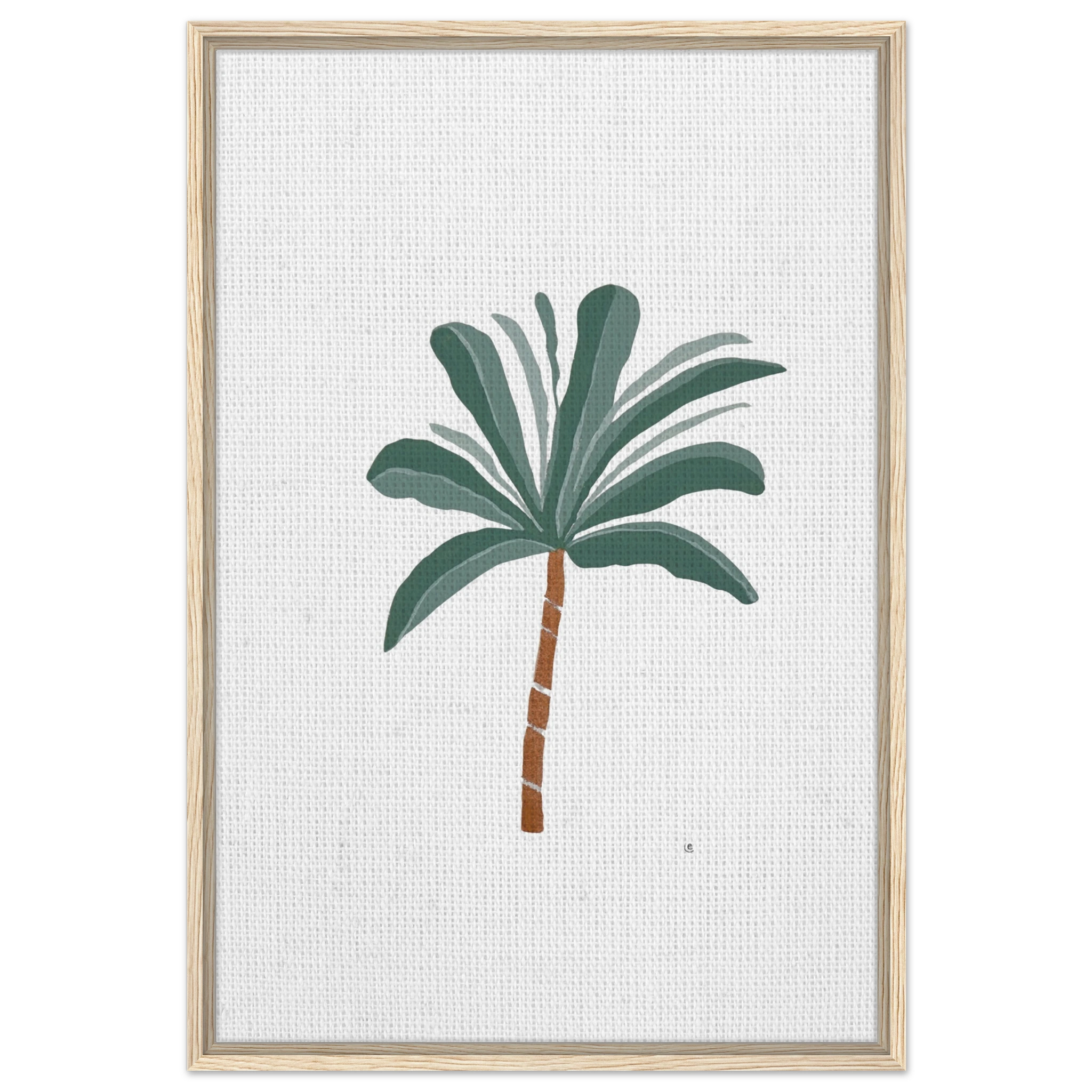 Framed Canvas /Vertical / 3 colores Palmeras