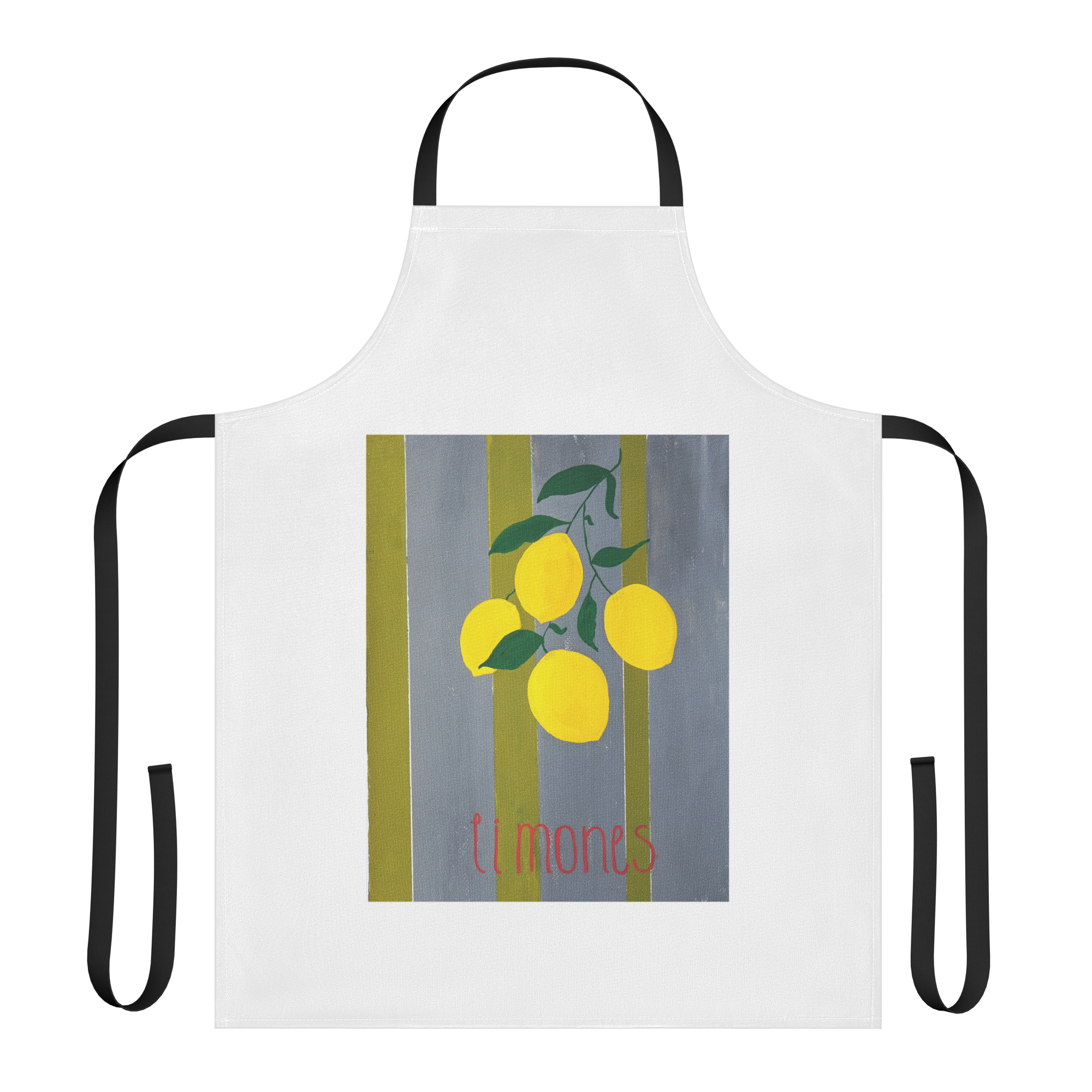 Apron, 5-Color Straps (AOP) Limones