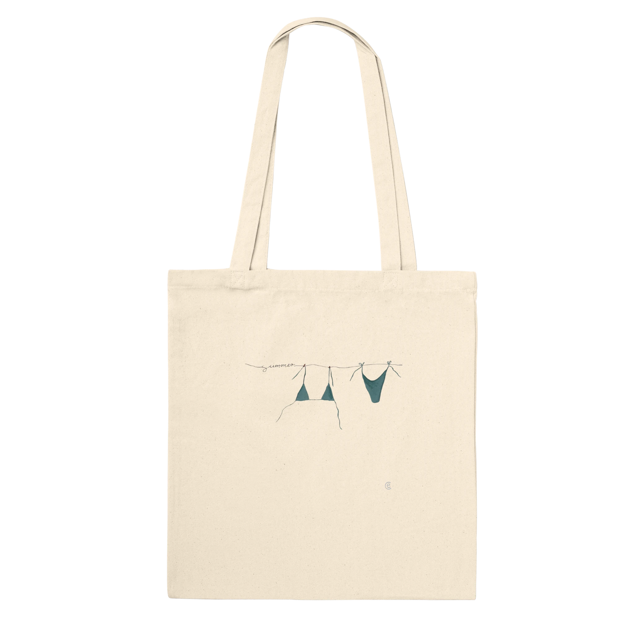 Prémium Natural Tote Bikini Verde