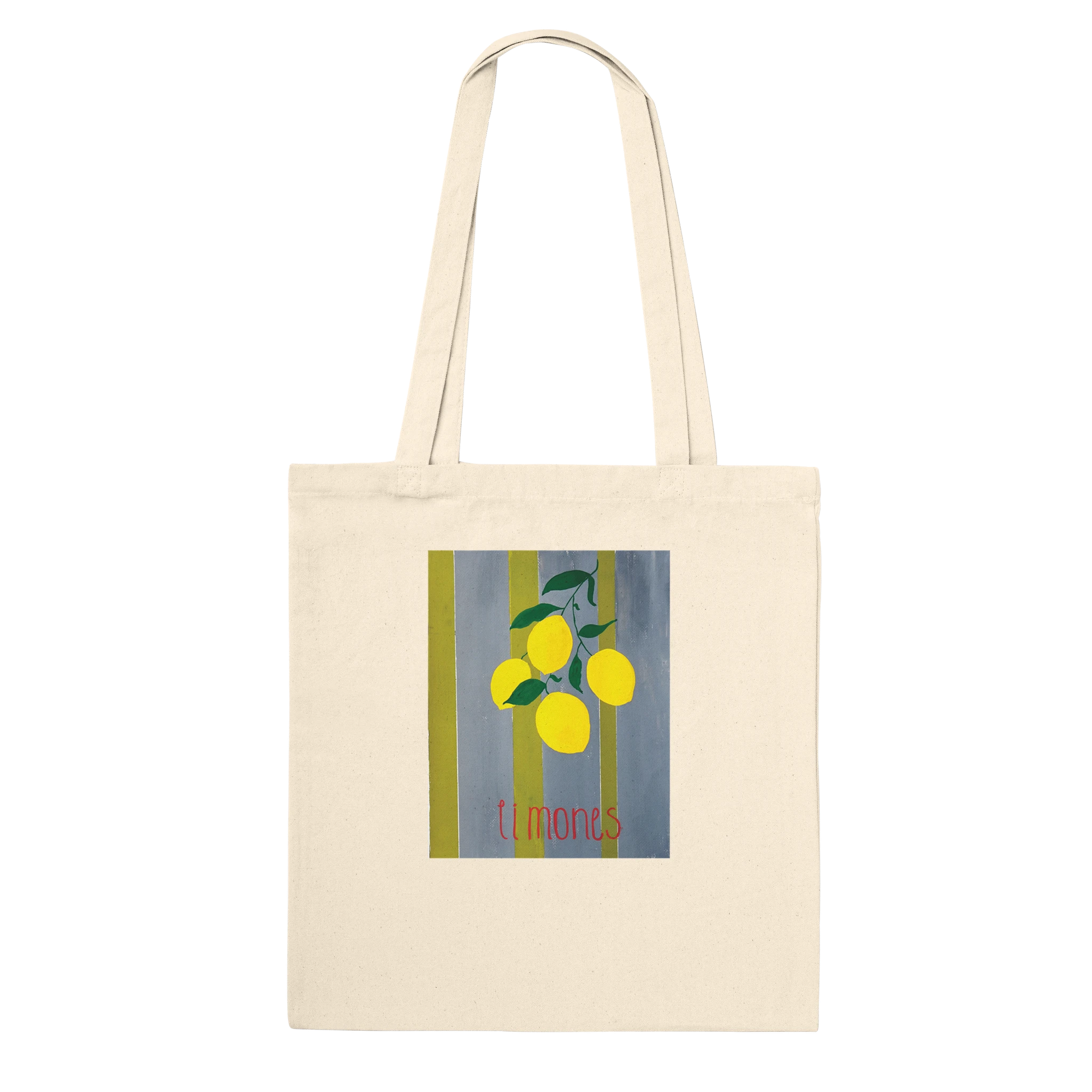 Premium Tote Bag Natural Limones