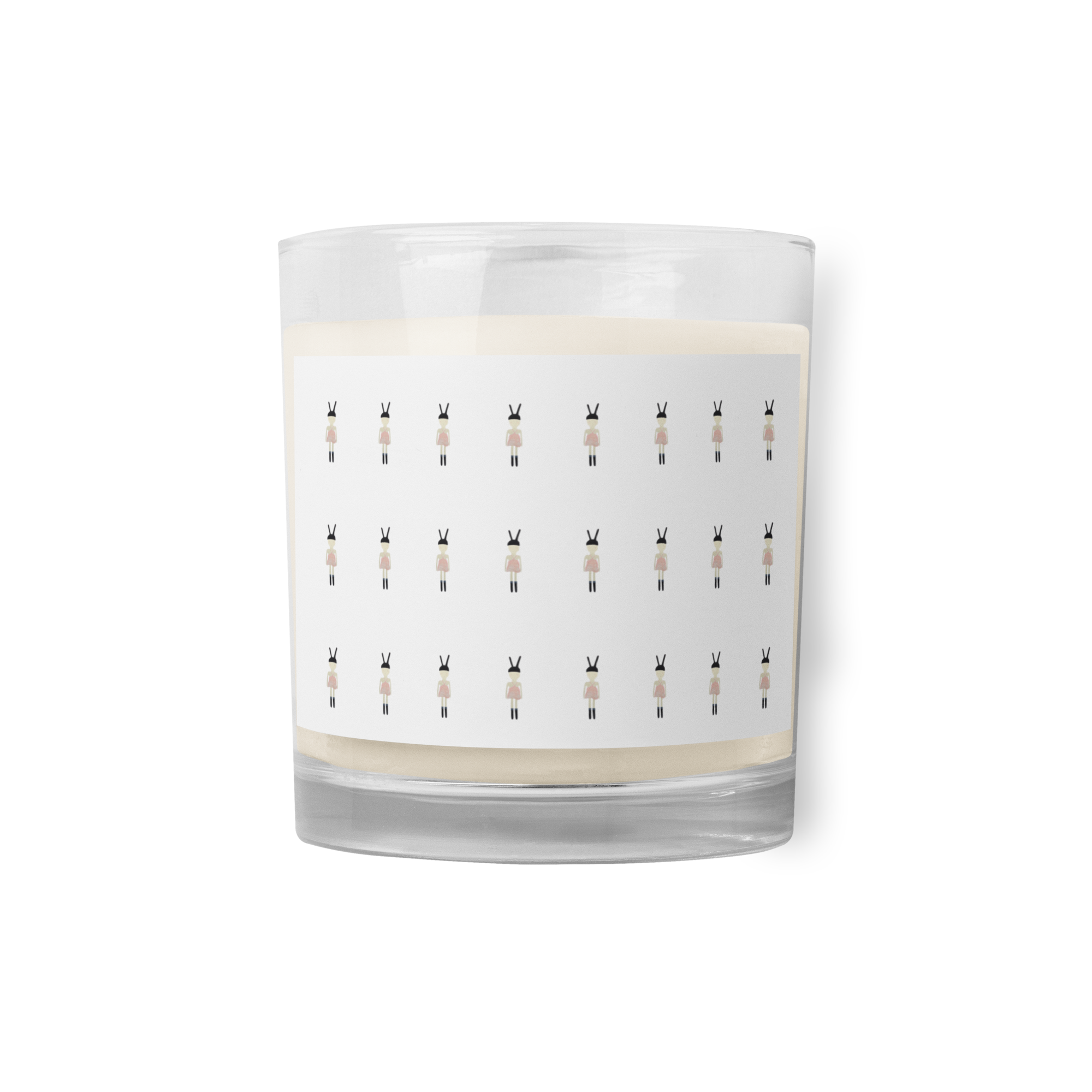 Frosted Glass Candle, 11oz Balerina