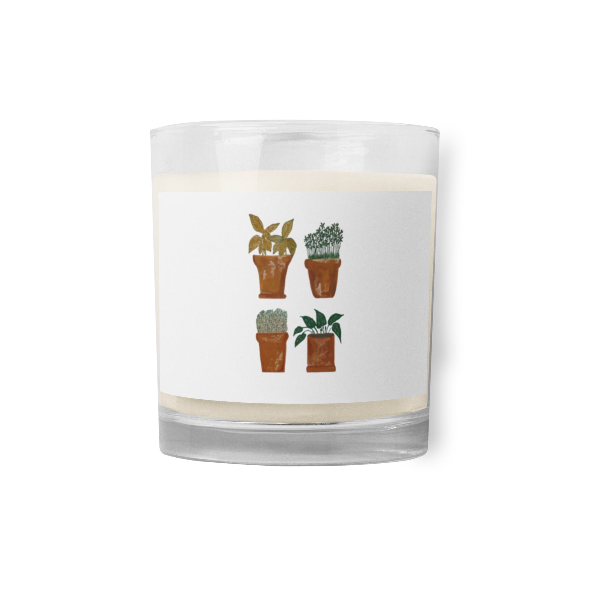 Frosted Glass Candle, 11oz Macetas